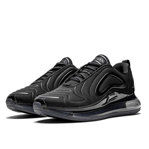 Nike Other - Nike Air Max 720 Grade School ‘Triple Black’ Size 7 Y/ 8.5 women’s